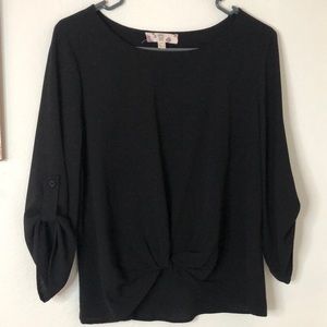 Black Hippie Rose blouse in M